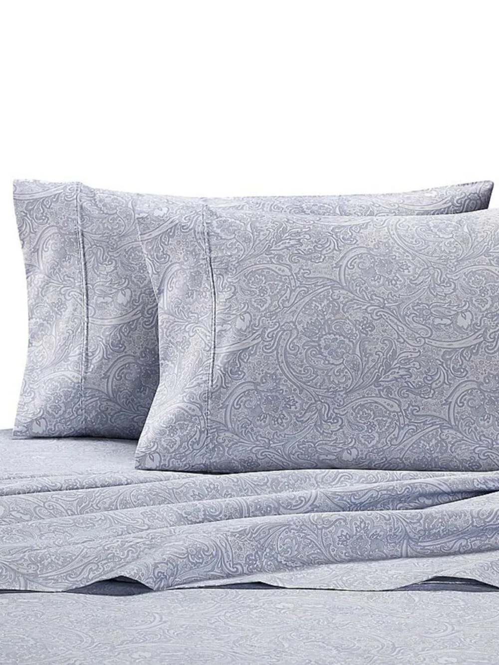 htf brand new Wamsutta Paisley Pattern 625 TC Pimacott Cotton KING Pillowcases